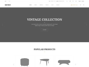 免费下载家居家具商城网站模板 PSD格式高清设计资源推荐